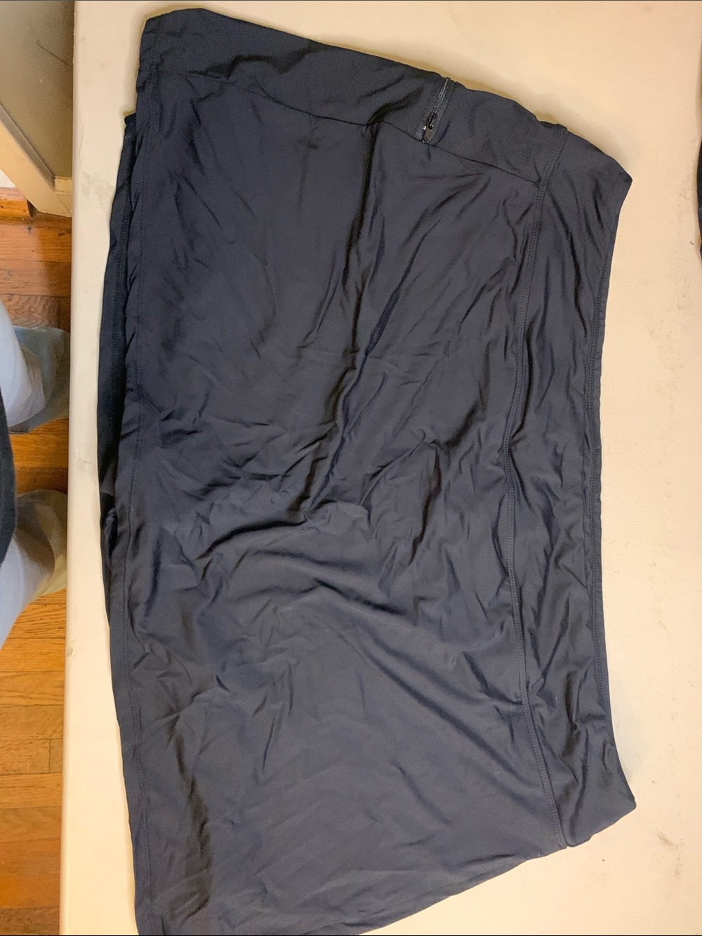 Beach House navy athletic skirt with turquoise label
